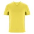 thumbnail image 5 of Mens Large Shirts Clearance, Men Casual Solid With Pockets Sports Short-sleeved V-neck Fitness Training Clothes T-shirt Top, 5 of 6