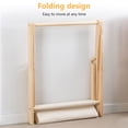 thumbnail image 4 of golytefs Wood Clothes Rack Foldable Clothing Rack Garment Rack For Entryway And Bed Room, 4 of 9