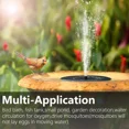thumbnail image 2 of Solar Fountain, 1.5W Solar Pond Pump with 6 Fountain Styles Sola, 2 of 4