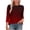 Red, variant on Jalioing Women's 3/4 Sleeve Tunic Tops Gradient Fashion Blouses Plus Size Crew Neck Basic Shirt Spring Summer Outfits