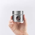 thumbnail image 2 of ABPETE Coffee Canister Travel Jar, Mini Airtight Stainless Steel and Glass Food Storage Container Great for Coffee Bean and Coffee Grounds - Silver, 1.4 OZ, 2 of 10