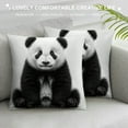 thumbnail image 3 of Autua Cute Panda Graphic Decorative Cushion Throw Pillow Cover for Home Couch Living Room Bed Sofa Autumn Home Decor 1PC 18x18in, 3 of 5