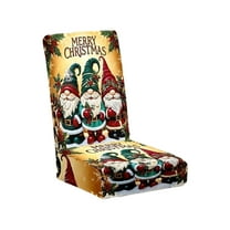Cheapark 1pc Christmas Elastic Chair Cover - Washable Protective Design - Dining Table Chair Protector Suitable For Restaurant, Hotel, Party & Christmas Holiday Decor