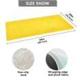 thumbnail image 3 of Haosy Yellow Bathroom Rugs Non Slip Absorbent Soft Plush Quick Dry Bath Mat, 39"x20", 3 of 8