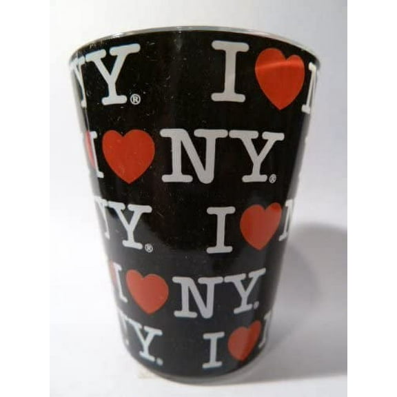 New York "I Love NY" Black Shot Glass