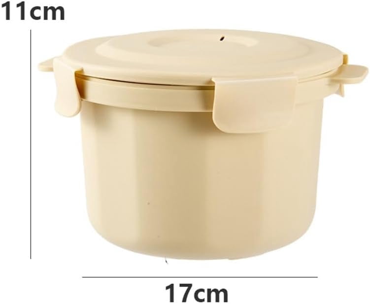 ABPETE Microwave Rice Cooker And Steamer Pot With Steam Circulation For Even Cooking Of Rice, Pasta, And Vegetables, Portable Design For Travel And Easy Maintenance