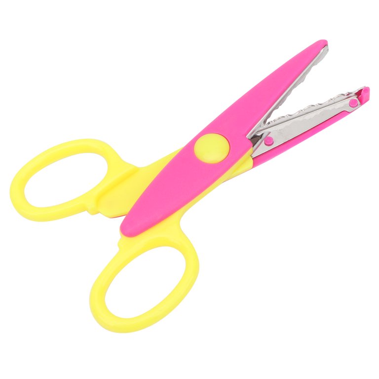 Creative Kids Scissors, Safety Scissors for Kids, Pre-School and  Kindergarten Use Craft Scissors, Toddler Scissors for Art Paper-Cut,  Scrapbooking, Colorful & Cartoon Plastic Kid Scissors 6 Pack Set – BigaMart