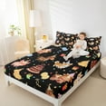 thumbnail image 4 of Feelyou Kawaii Pig Cow Queen Sheet Sets for Teens, Birthday Cake Gifts Flat Sheet, Cute Cat Dog Queen Fitted Sheet, Luxury Bedroom Decor, 4pcs, 4 of 7