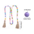 thumbnail image 3 of Ornaments Clearance! Valentine's Day Pendant Bead String Wooden Beads Tassel Colorful Decorations European and American Family Holiday Decorations Valentines Day Decorations 1X Pendant, 3 of 9