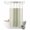 Green, variant on No Hook Shower Curtains for Bathroom Sage Green Vintage Waterproof Fabric Shower Curtain Restroom Decor Geometric Stripes Simple Lines Bathtub Bath Curtains with See Through Top Window 60x72 Inch
