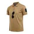 thumbnail image 5 of BRANROY Mens Tactical Work Short Sleeve - Work Shirts for Men, Father's Day Gift Idea, Casual Summer Shirt, Breathable Relaxed Short Sleeve shirt,Khaki,S, 5 of 7