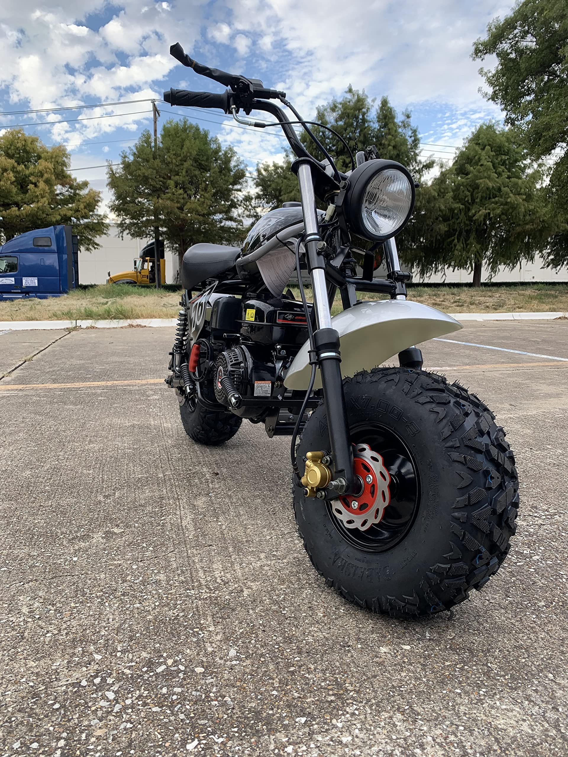 Trailmaster Mini Bike mb 200X Hurricane All New with Front and Rear Brakes, 196cc (Black)