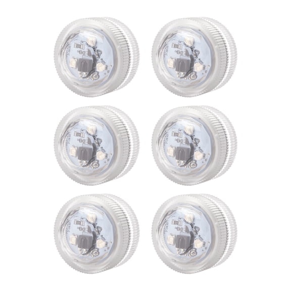 Summer Savings! PRETXORVE 6PCS Pool Lights, Submersible LED Lights with Suction Cups, Remote Pool Lights, IP68, 15 LED Color Changing Battery LED Lights Underwater with Timing