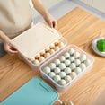 thumbnail image 3 of Boîte de Rangement Empilable pour Ufs de Cuisine avec Rappel de Date Grande Capacité 24 Compartiments avec Couvercle, 3 of 8