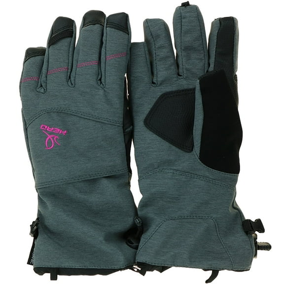 Head Womens Ski Gloves Grey Size Medium