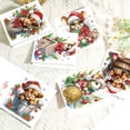 thumbnail image 6 of 6 pcs Diamond Art Painted Greeting Card, Christmas Cow Mouse 5D DIY Special Shape Diamond Card Creative Gift, Christmas Thanksgiving Greeting Card Congratulation, 6 of 8