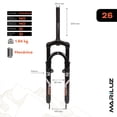 thumbnail image 2 of Tijera bicicleta R26 Con rosca negra Mariluz Suspension Negro, 2 of 4