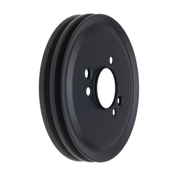 Trans-Dapt 8616 TDP8616 CRK PULLEY DBL BBC SWP BLACK