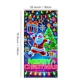 thumbnail image 3 of 35*70" Christmas Luminous banner Door Banner/cover Background/holiday Party Decoration/Christmas Decorative Hanging Cloth A, 3 of 6