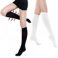 thumbnail image 4 of JUNWELL 3 Paires de Bas de Compression Graduée Jusqu'au Genou pour Hommes et Femmes - Meilleurs Bas pour la Course Médical Athlétique Diabétique Enflure Varices Voyage, 4 of 4