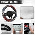 thumbnail image 6 of Yuyamidu American Flag Steering Wheel Cover Eagle Auto Steering Wheel Accessories Sweat-Absorption Steering Wheel Protector for Most Sedans, 15 Inches, 6 of 7
