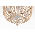 thumbnail image 4 of Colgante con cuentas Living District Jolie de 20 pulgadas, color beige, con cuentas de madera, 4 of 8