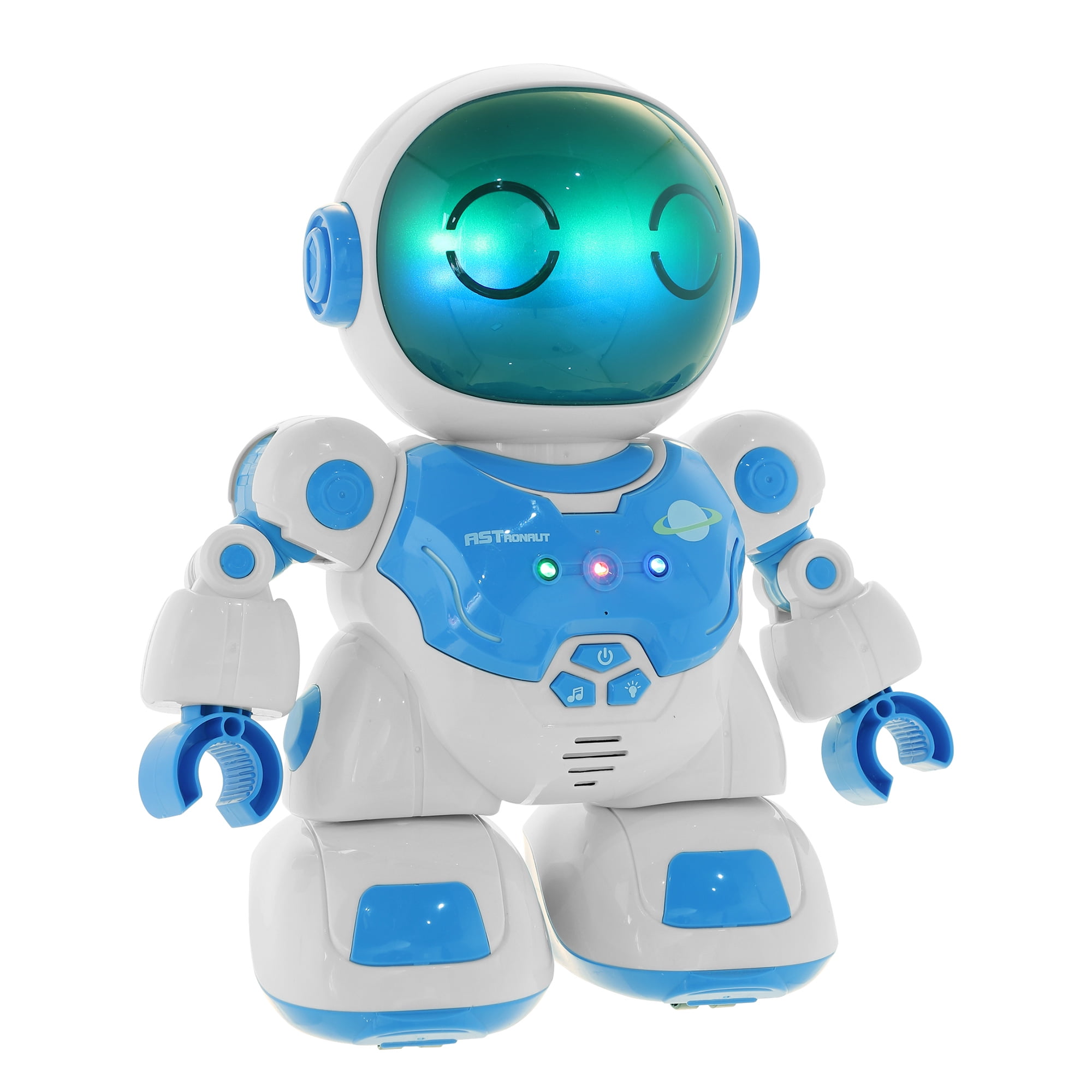 Kepooman Portable Robot Toy with Light Buttons, Robot Toy for Children, Can Sing and Dance, Smart Toy Gifts for Boys and Girls, Blue Kepooman Portable Robot Toy with Light Buttons, Robot Toy for Children, Can Sing and Dance, Smart Toy Gifts for Boys and Girls, Blue