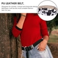 thumbnail image 5 of Raindrops Cow Pattern Waist Belt Adjustable PU Belts for Jeans & Dresses, 5 of 6