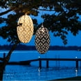 thumbnail image 4 of Allsop Home & Garden 32365 Soji Stella Nova Pod Geo Palm Tyvek Pendant Lamp, White, 4 of 4
