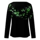 thumbnail image 5 of Camisas Para Mujer Moda Manga Larga Cuello Redondo Blusa Estampada Otoño Causal Pullover Tops Odeerbi ODB127874, 5 of 5
