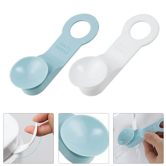 FOMIYES 8Pcs Portable Toilet Seat Handle Lifter Assorted Colors Practical Use for Clean Bathroom