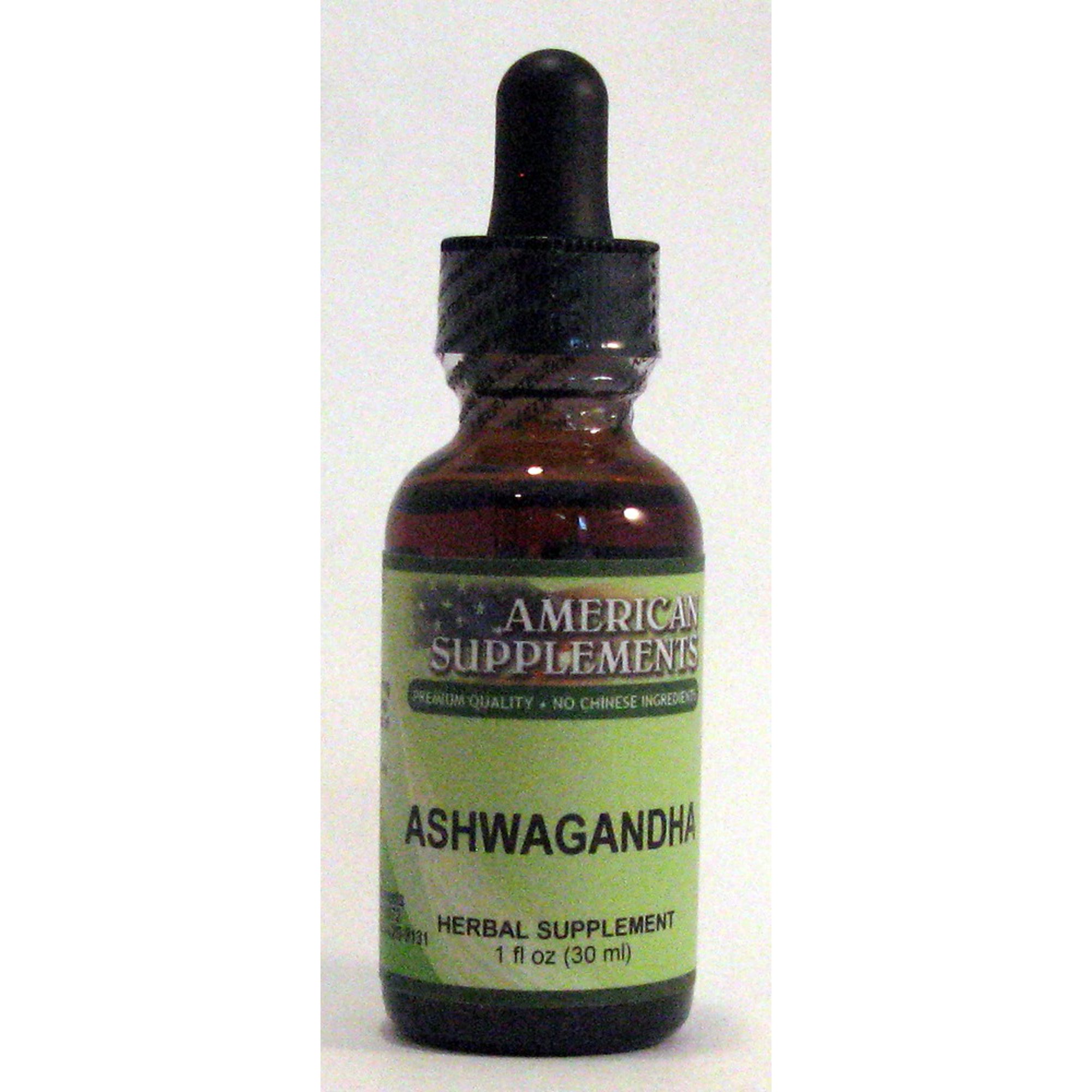Ashwagandha American Supplements 1 oz Liquid