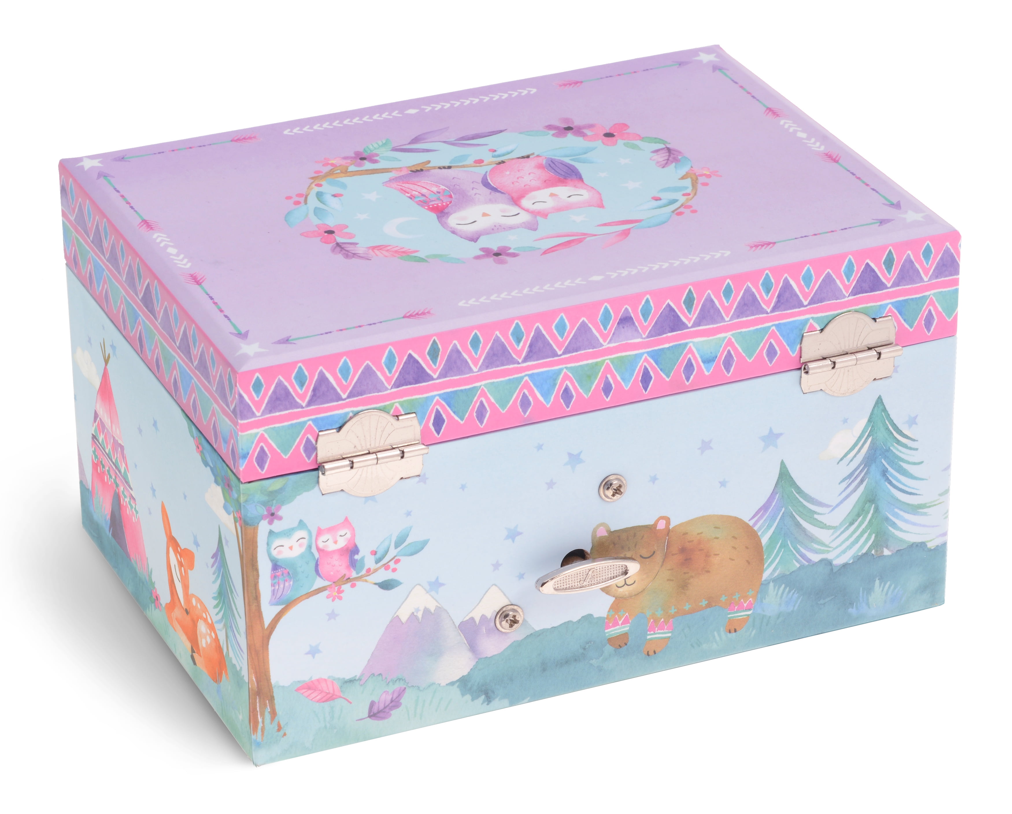ゆうゆ様2点おまとめ little suzieジャケット/so.fdwキルト Jewelkeeper Girl's Musical Jewelry Box for Kids, Spinning Owls