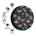 thumbnail image 6 of PUREYAH Hawaii Exotic Flamingos Rv Spare Tire Cover, Wheel Covers Protectors Universal Fit for Camping Travel Trailer Truck 15 inch, 6 of 6