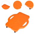 thumbnail image 6 of figatia Sitting Board for Kids Child Skateboard with Handle Sport Flat Scooter for Park Gym Basement Indoor and Outdoor Orange, 6 of 8