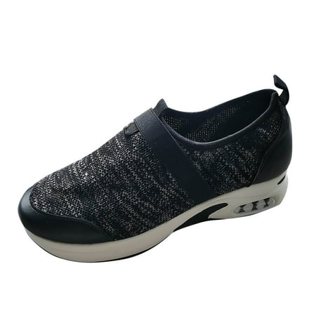 

Women s Fashion Flying Knitted Elastic Strap Decoration Casual Sneakers Women Canvas Sneakers Low Tops Internationalist Women Sneaker