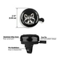 thumbnail image 3 of WIRESTER Bicycle Bell Aluminum Alloy Mini Bike Bell With Ring Horn Accessories for Adults Men Women Kids Girls and Boys - Raccoon, 3 of 7