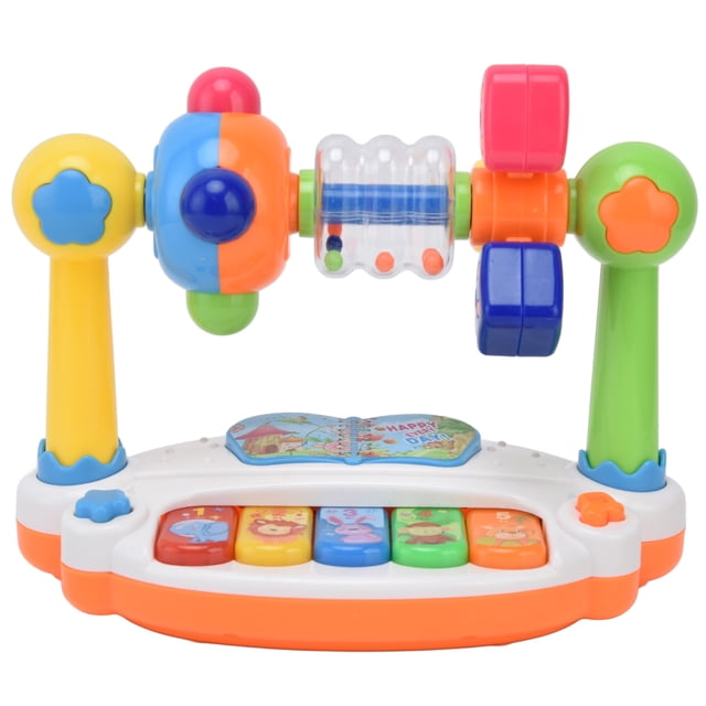 Instrumentos musicales para bebés, juguetes con bordes suaves, iluminación fresca, colores brillantes, juguetes de aprendizaje musical, regalo para herramientas educativas.
