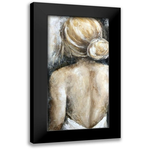 Tre Sorelle Studios 9x14 Black Modern Framed Museum Art Print Titled - Looking Away Blonde