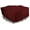 Burgundy, variant on Eevelle Meridian Patio Square Table Set Cover with Marine Grade Fabric - Outdoor Table Cover - 600D Furniture Set Covers for Dining Table - Easy to Install - 25.5"H x 66"L x 66"W, Khaki