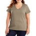 Hanes Women's Nano-T V-Neck T-Shirt - Walmart.com