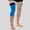 Blue, variant on Compression Knee Sleeve L / Heather Grey