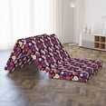 thumbnail image 4 of Floral Foldable Mattress, Flowers Jungle Look Leaves, 78.7" x 47.2", Multicolor, by Ambesonne, 4 of 4