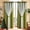 Green, variant on Cozy Christmas 2 Panels Room Darkening Thermal Insulated Curtains, White Embroidered Snowflake Double Layer Sheer Voile Grommet Drapes for Holiday Home Decor