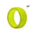 thumbnail image 1 of Anillo Unisex de moda 2021, anillo Punk luminoso que brilla en la oscuridad, anillo de boda, anillos fluorescentes para mujeres y hombres, Ropa, zapatos y accesorios Miscelánea amarillo talla 6, 1 of 1
