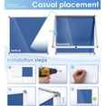 thumbnail image 4 of Fabric Bulletin Board Enclosed WallMounted Display Case for Office Classroom Home x(xA), 4 of 9