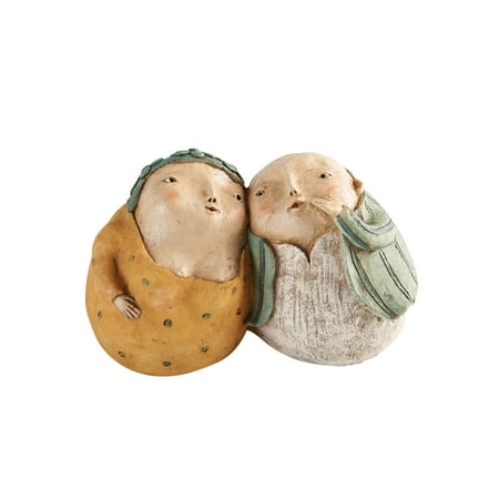 Ancient Greek Art Sculpture - Art & Artifact Sweet Nothings Sculpture - Whispering Man & Woman Figurine