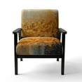 thumbnail image 4 of Designart « Radiant Gold I » Jaune Paysage Abstrait Fauteuil d'Appoint Rembourré - Fauteuil Moderne pour Salon, 4 of 7