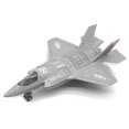 thumbnail image 2 of large Alloy Pull Back F-35 Fighter Model Music Led Aircraft Toy Gift, Black, 22*14*6cm, 2 of 5