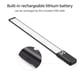 thumbnail image 3 of Lámpara fotográfica Andoer Lightweight Handheld LED Light Tube Fotografía Lámpara de luz de relleno 3000K-5700K Regulable CRI95 Batería recargable incorporada con cable de carga USB Bolsa de transport Andoer Lámpara de fotografía, 3 of 7